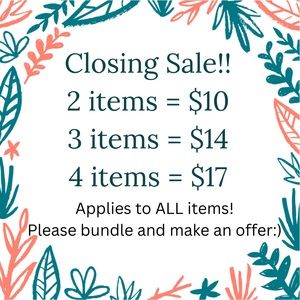 Will accept all reasonable offers!